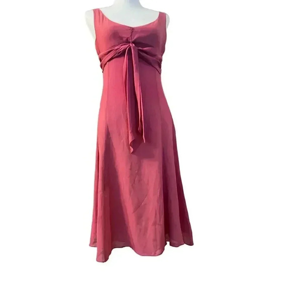 l.K. Bennett 100% silk pink sleeveless dress  size 10 - Picture 1 of 6